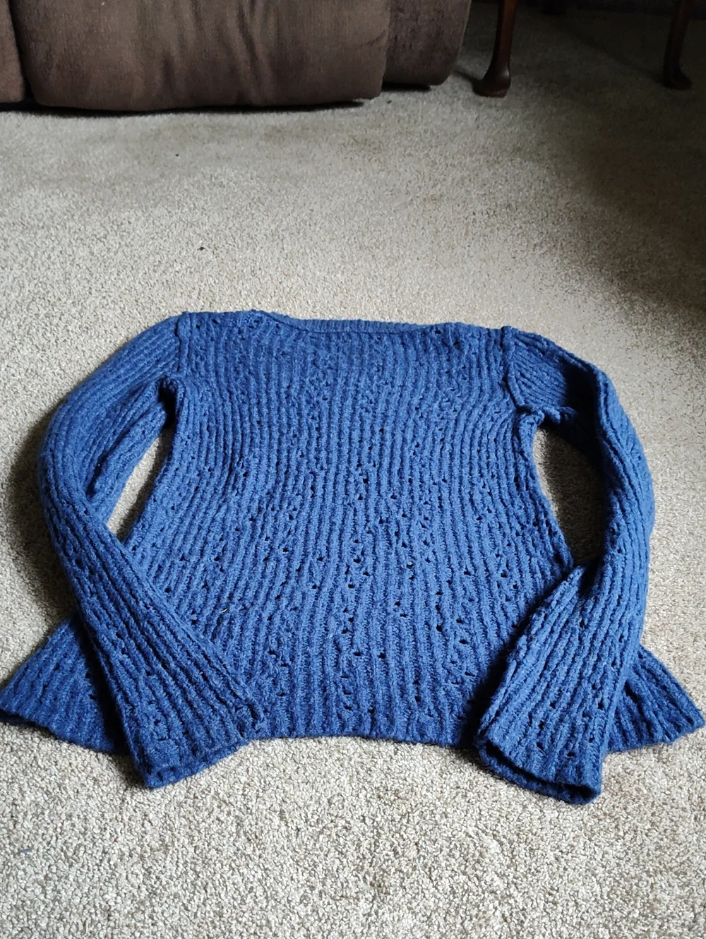 Free People Open Weave Sweater Size Medium